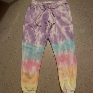 Tye dye joggers